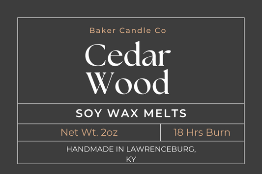 Cedar Wood Wax Melt